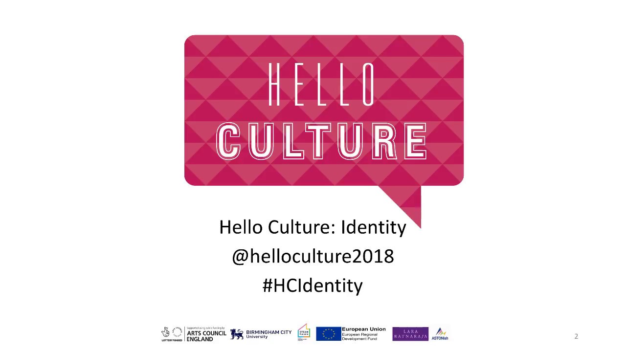 Hello Culture: Identity - Full stream