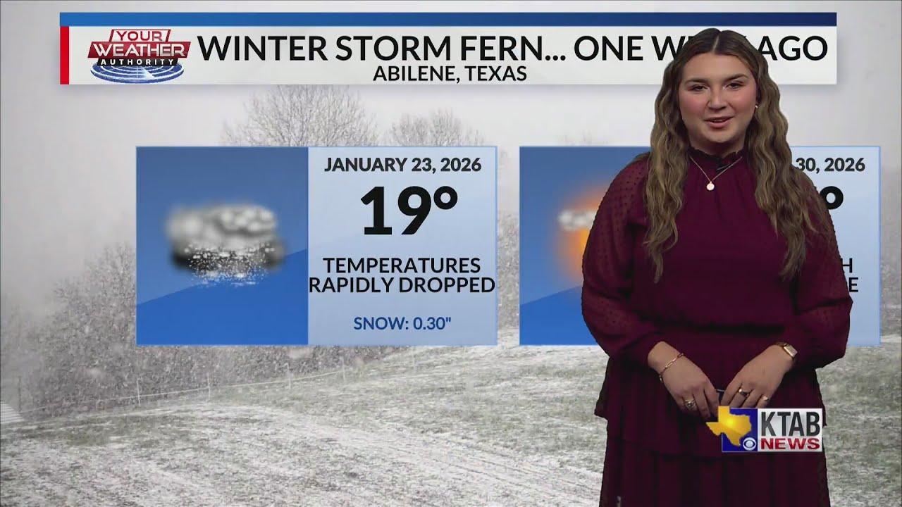 Weather Forecast: January 30, 2026