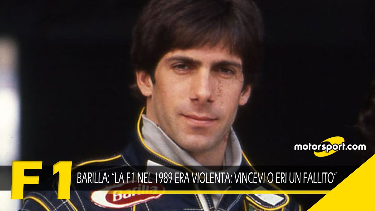Barilla: “La F1 nel 1989 era  violenta: vincevi o eri un fallito”