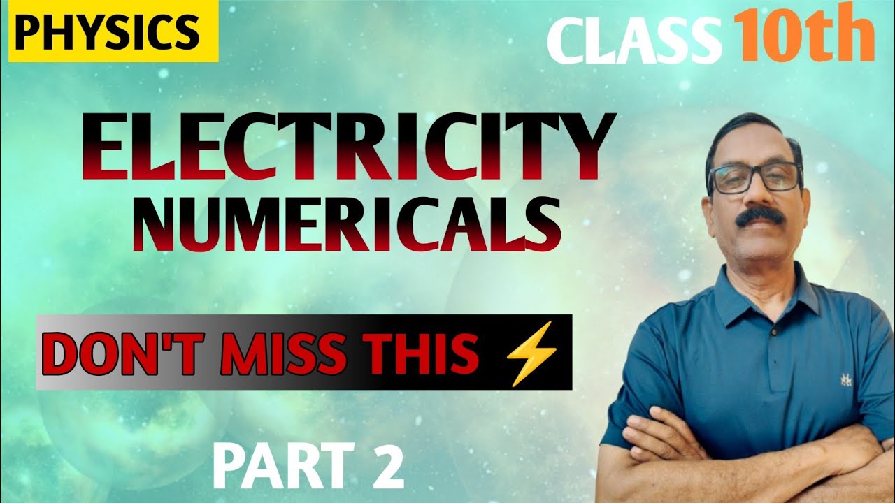 “Last-Minute Electricity Numericals You Cannot Ignore ⚡” |Part 2 #physics #electricitynumericals 