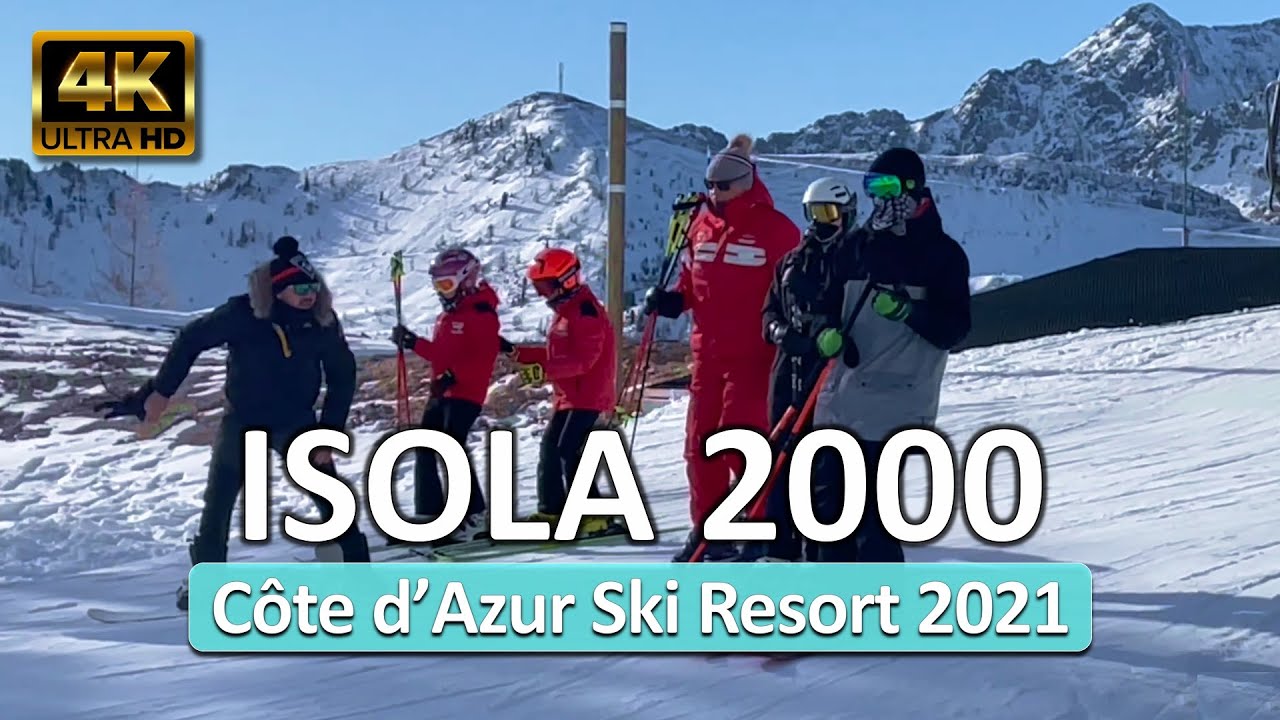 Isola 2000, France &bull; Ski Resort Reopening &bull; C&ocirc;te d'Azur &bull; Dec 5, 2021 &bull; Virtual Tour 4K HDR
