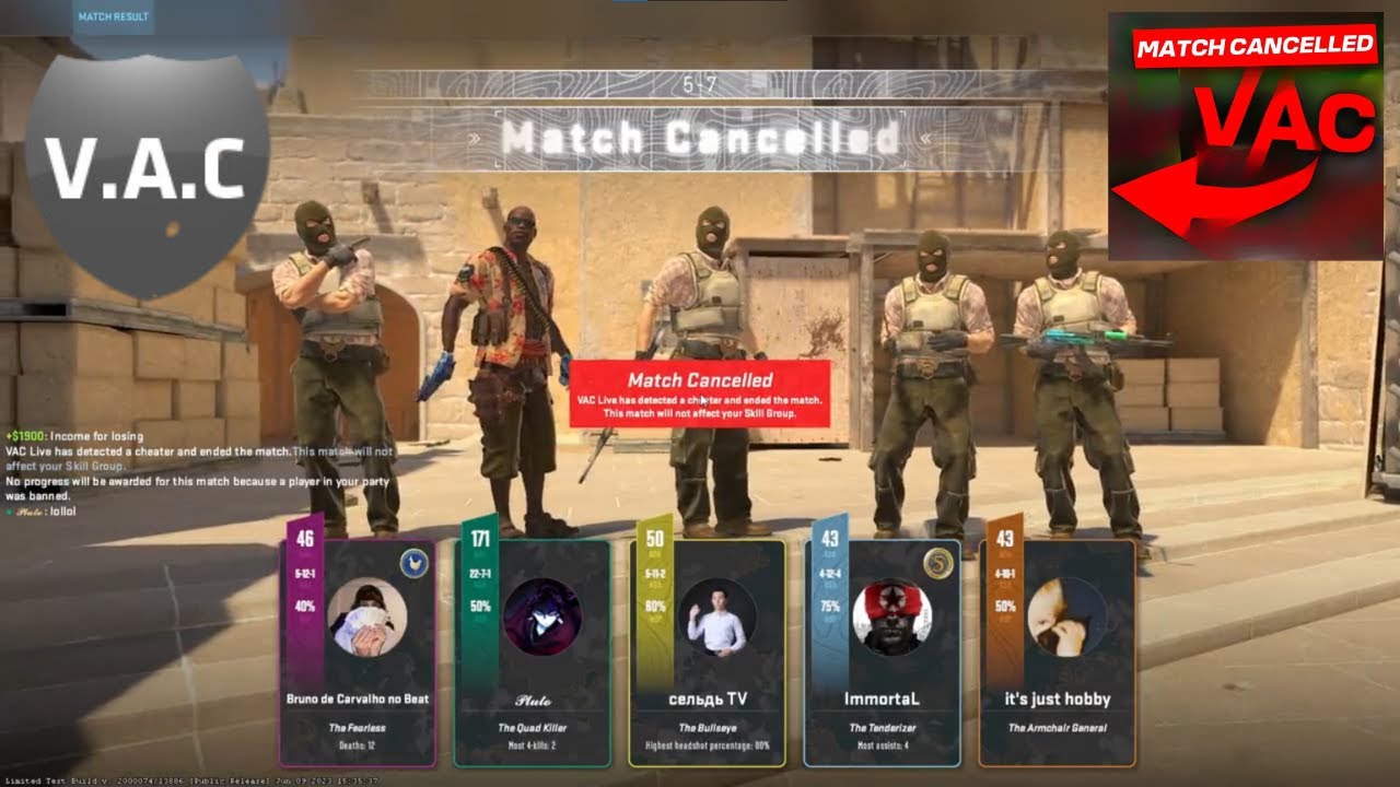 CS 2 First Cheater Ban by VAC Live