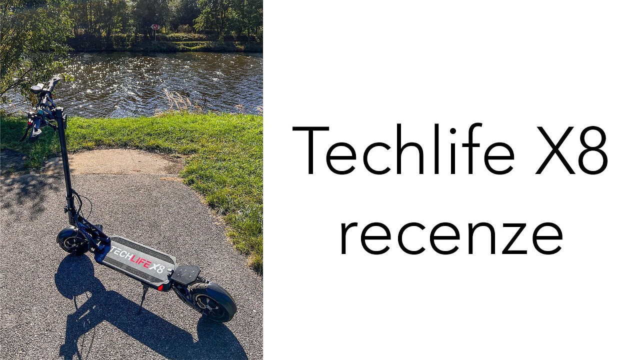 Techlife X8 - testovací jízda. Skvělý komfort, ticho a parádní jízda 🤩🛴