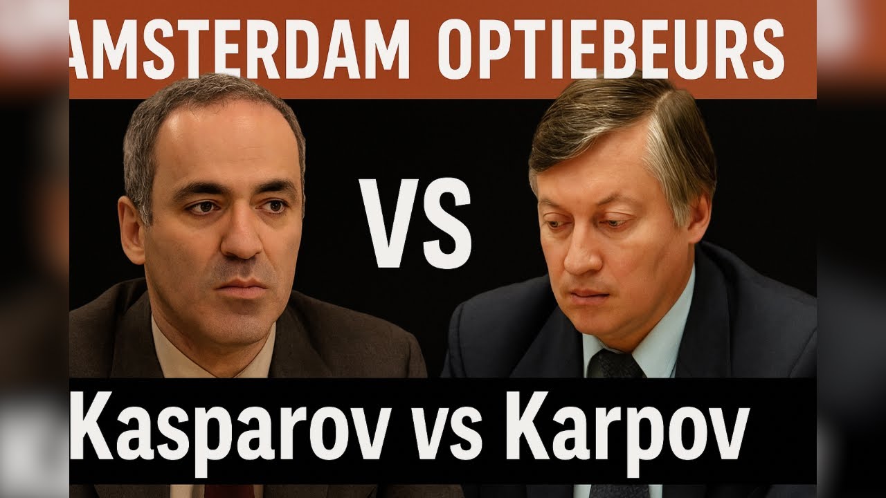 Kasparov vs Karpov – Strategic Brilliance in the Caro-Kann | Amsterdam Chess Classic
