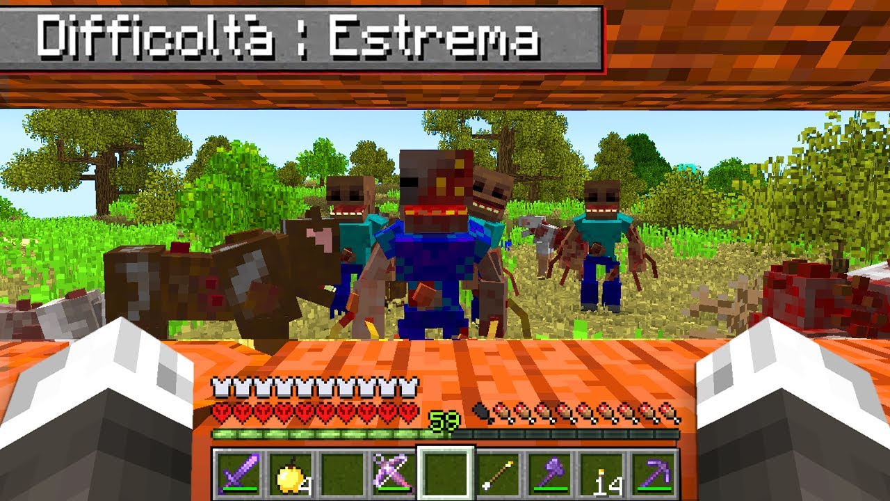 COSTRUISCO IL BUNKER SICURO NEL MONDO MALEDETTO - Minecraft ITA