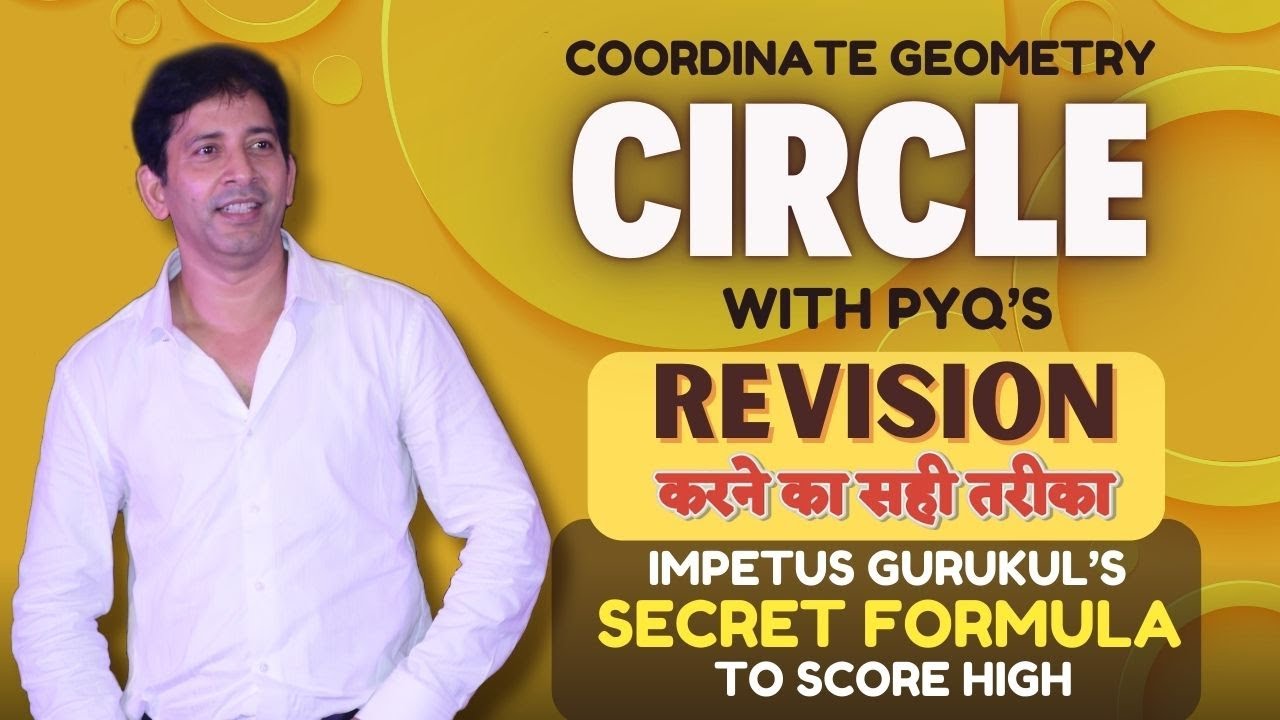 Circle with pyq's | in one class | NIMCET question solve with sharad sir  | ImpetusGurukul 🔥 #Circle