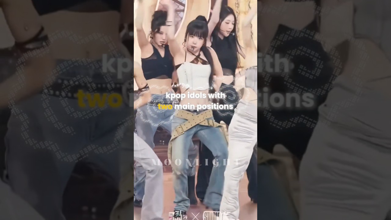 kpop idols w/ two main positions 