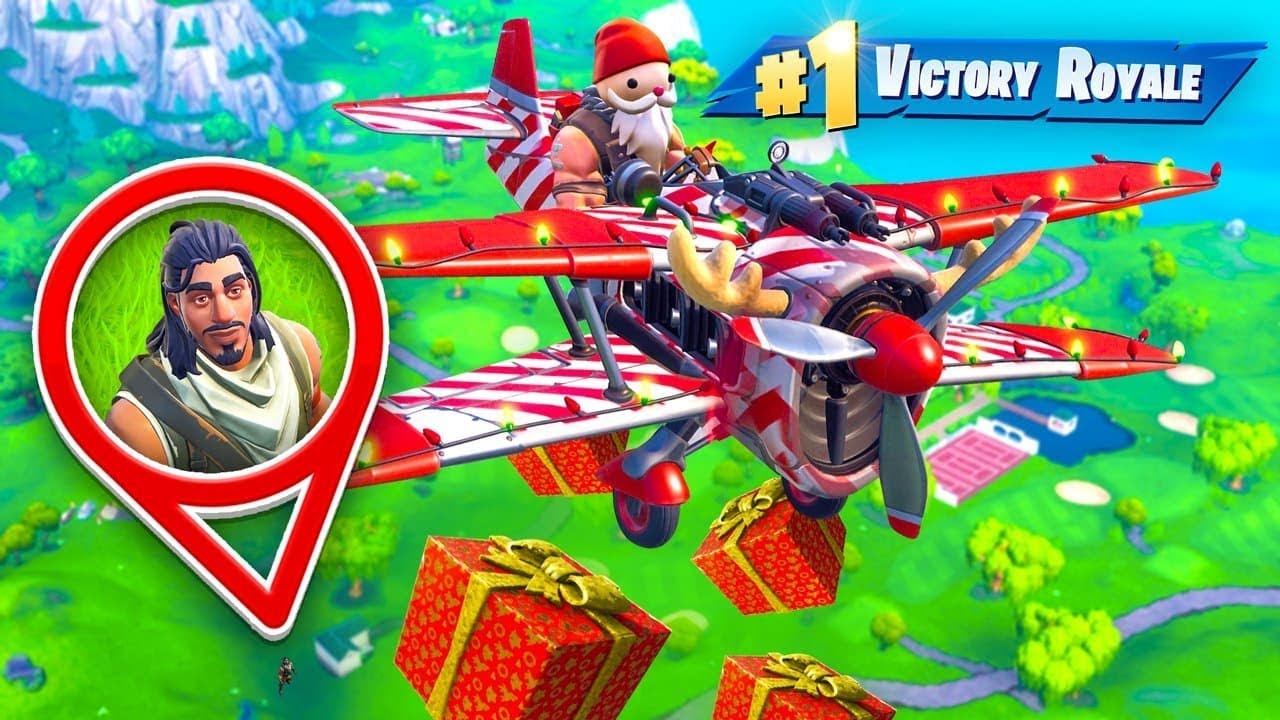 Delivering Presents as SANTA in Fortnite!
