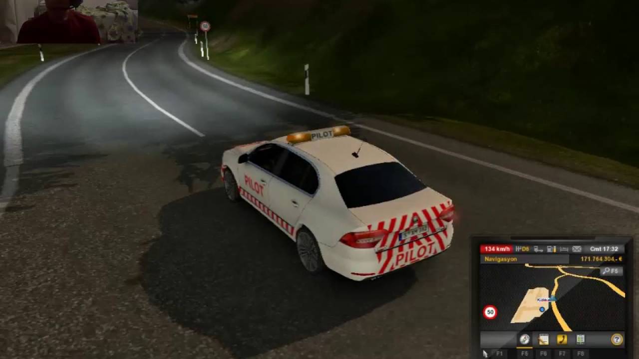 Euro Truck Simulator  2 Multiplayer ARABA MODU!