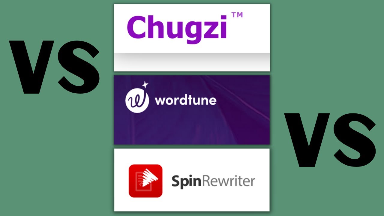 Chugzi VS Wordtune VS SpinRewriter: Pass Copyscape?
