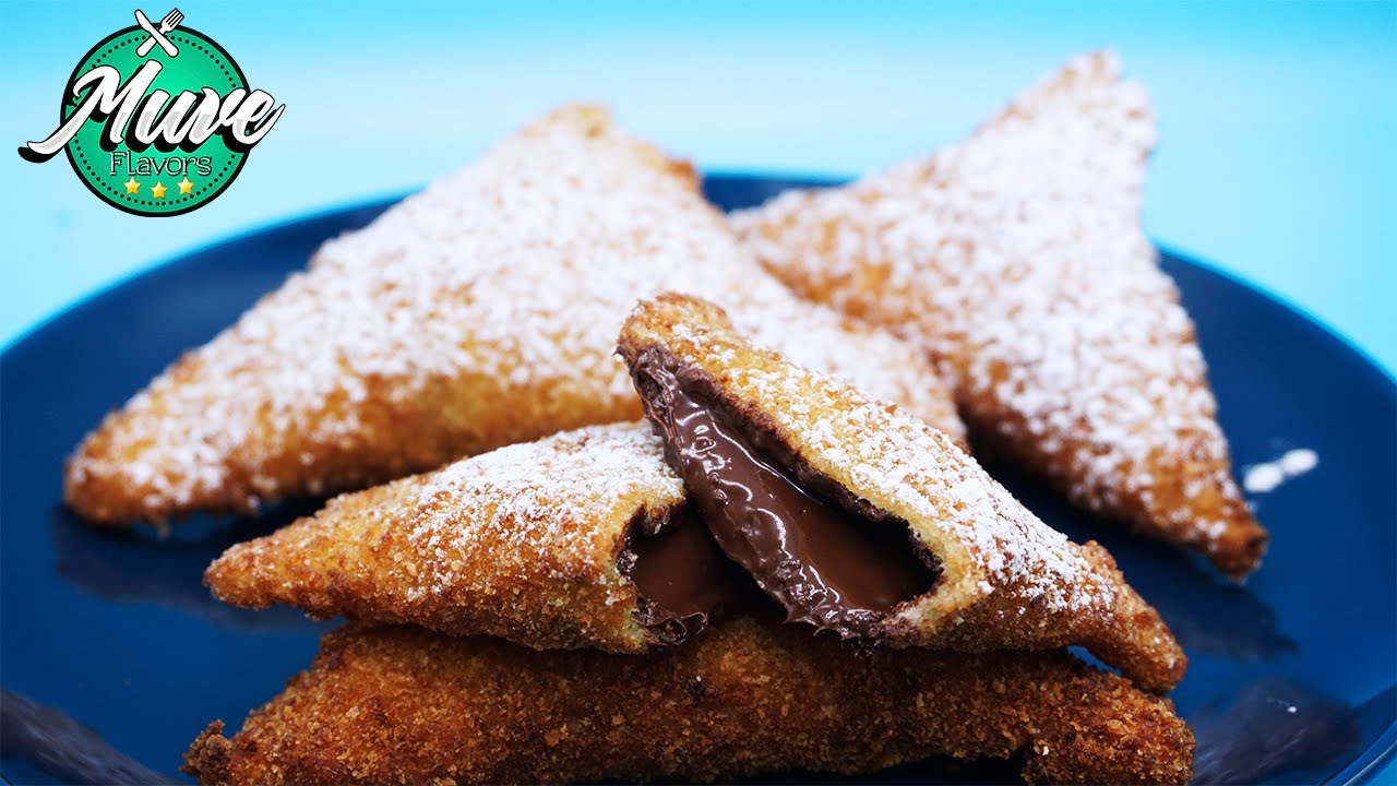 Delicioso y r&aacute;pido postre con CHOCOLATE y pan de s&aacute;ndwich | SIN HORNO | Muve Flavors