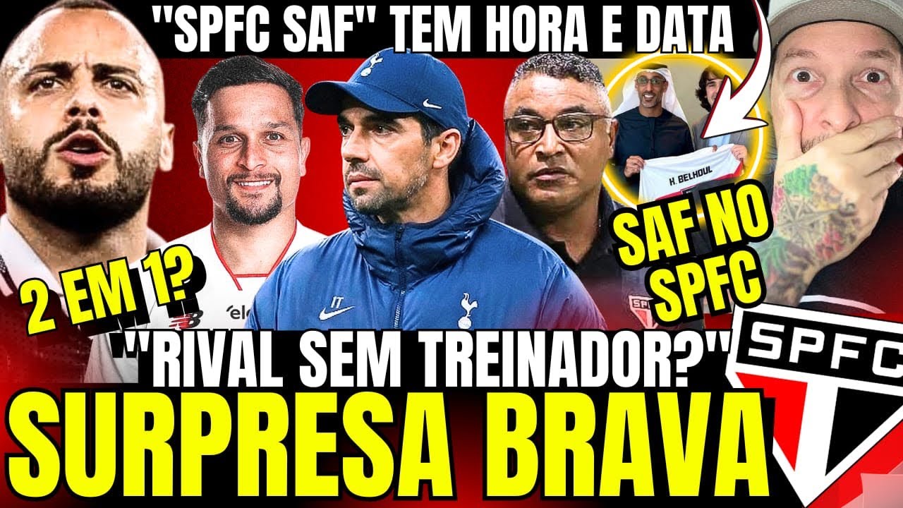 PODE CRAVAR! O SPFC T&Aacute; PERTO DO GRANDE DIA!  | ADEUS ABEL FERREIRA? | ARTHUR J&Aacute; CHEGA NA POL&Ecirc;MICA...