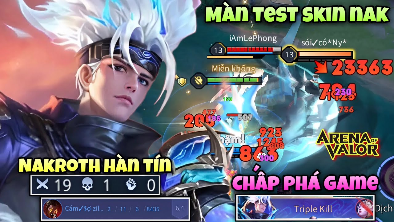 Màn Test Skin Nakroth 
