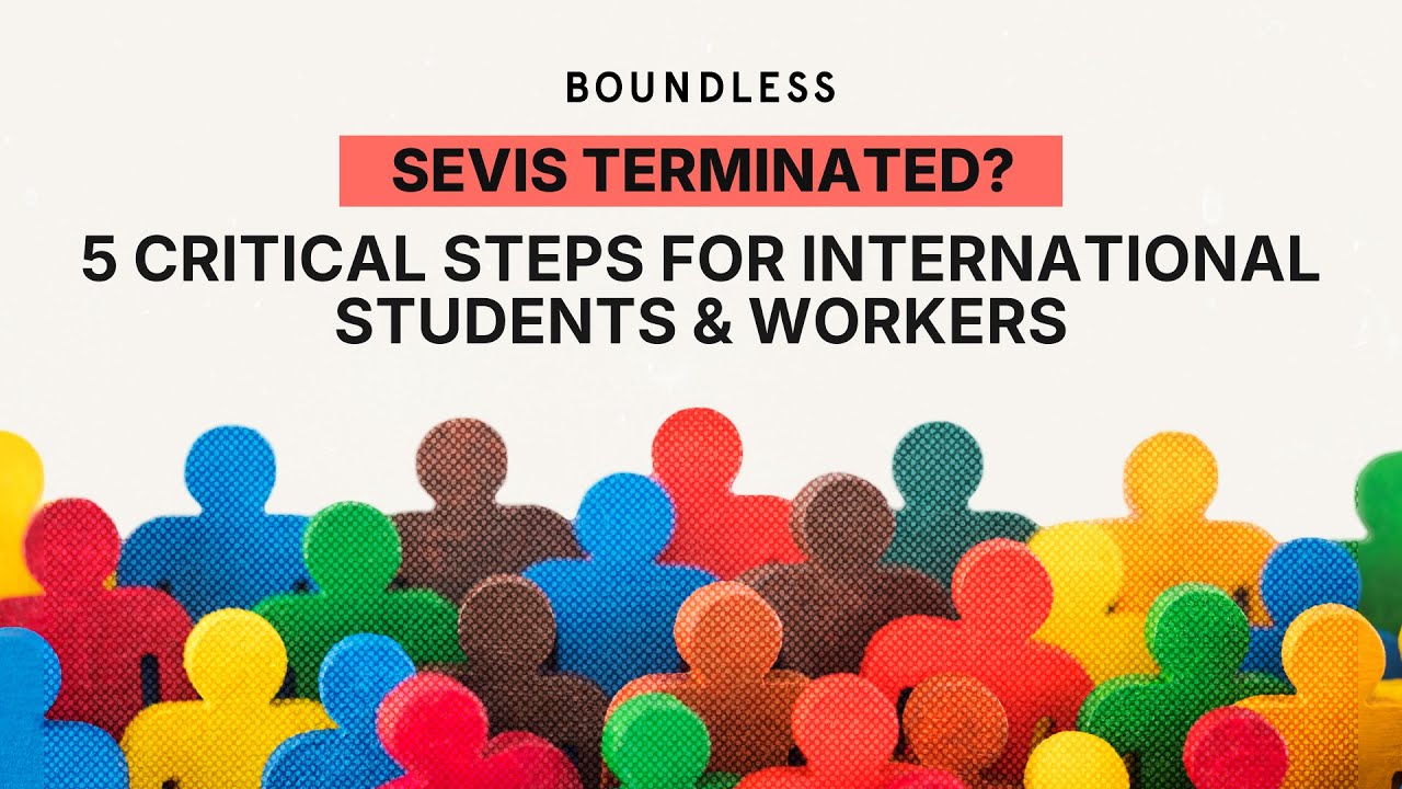 SEVIS Terminated? 5 Critical Steps for International Students & Workers
