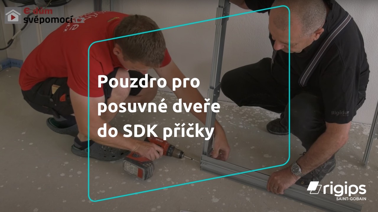 Pouzdro pro posuvné dveře do SDK příčky | Svépomocí.cz