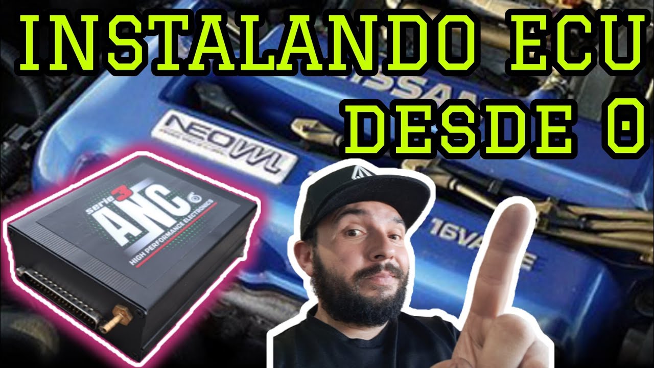 Instalando una ECU Full Programable ANC en NISSAN SR20VE NEO VVL // aprende con ANC.