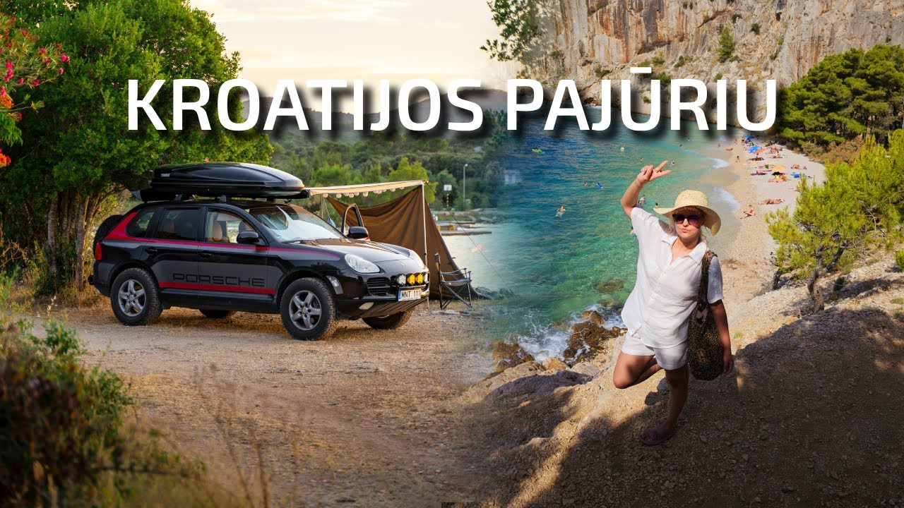 Su Porsche į Kroatiją [3 dalis] Nuo Zadaro iki Stovyklavimo Paplūdimyje