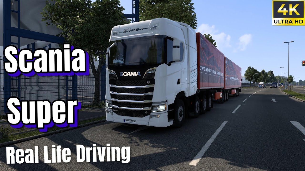 Scania S Super (High Roof) Driving on the roads of Euro Truck Stimulator 2 (ETS) #ets2 #ets2gameplay