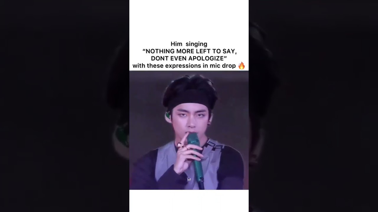 OMG..HIS EXPRESSION..😲😈 #bts #btsarmy #youtubeshorts #viralshorts #taehyung #micdrop #micdropbts