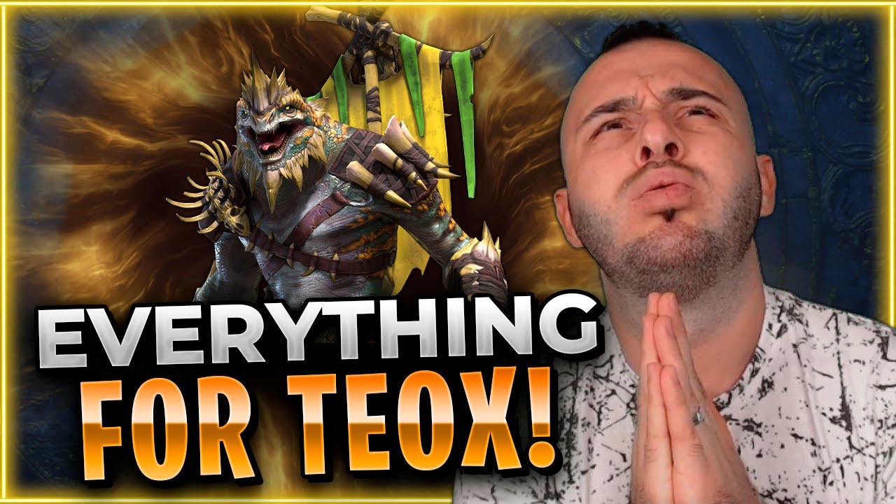 DON'T DO WHAT I DID!! All My Sacreds For Legate Teox Raid: Shadow Legends