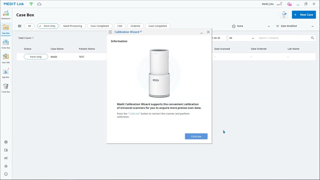 Medit Calibration Wizard (ENG)