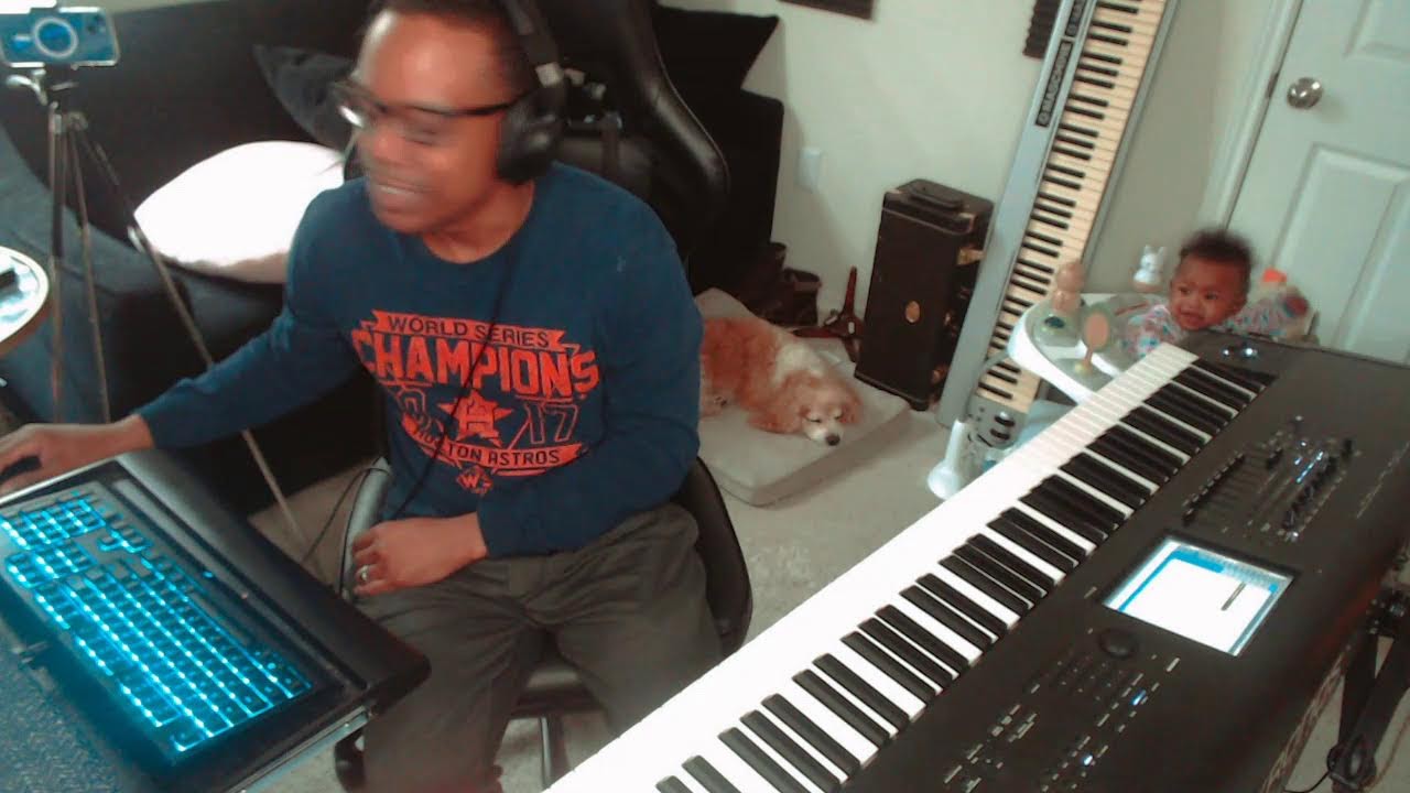 Making some music if my daughter lets me