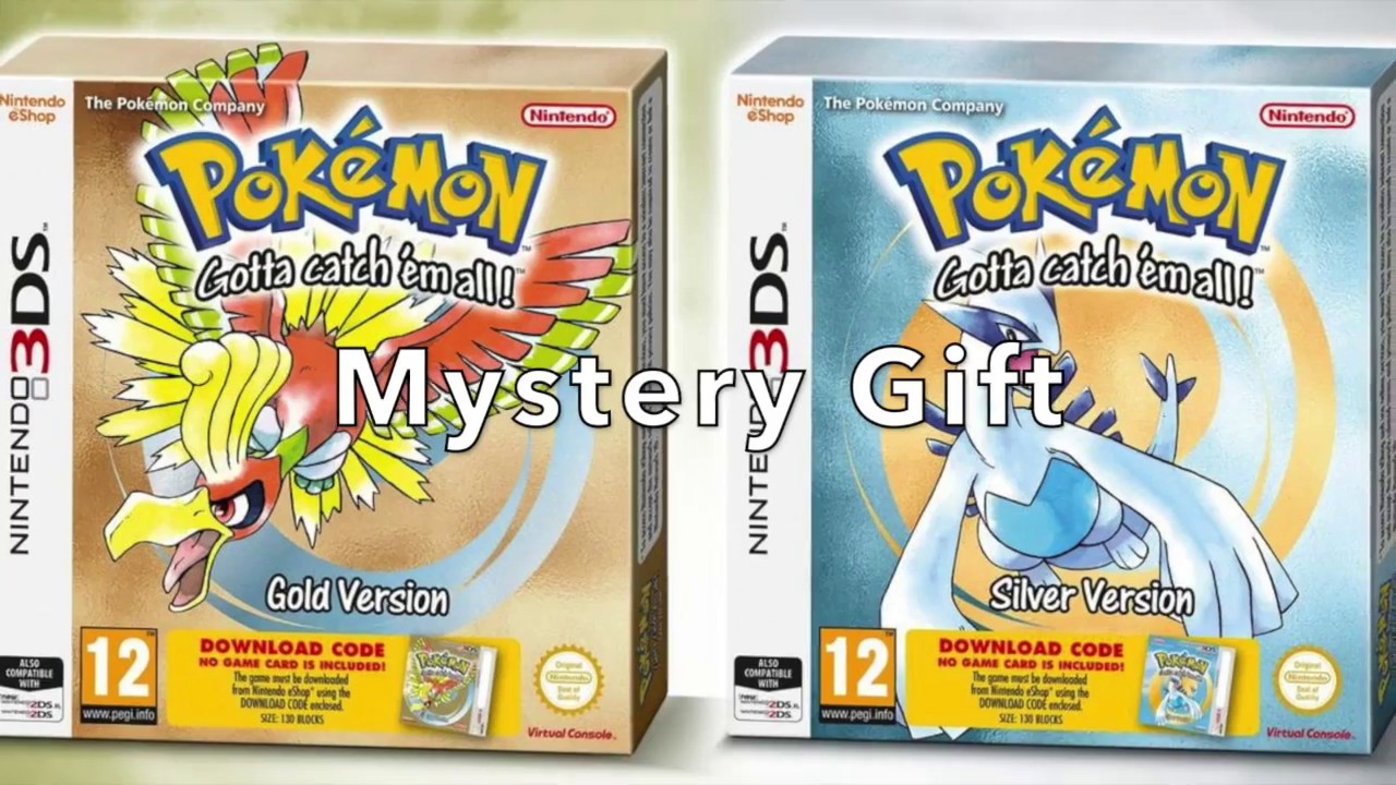 Mystery Gift - Pok&eacute;mon Gold and Silver: 3DS eShop Virtual Console