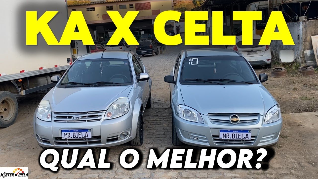 Comparamos: Ka 1.0 x Celta 1.0...Confira!