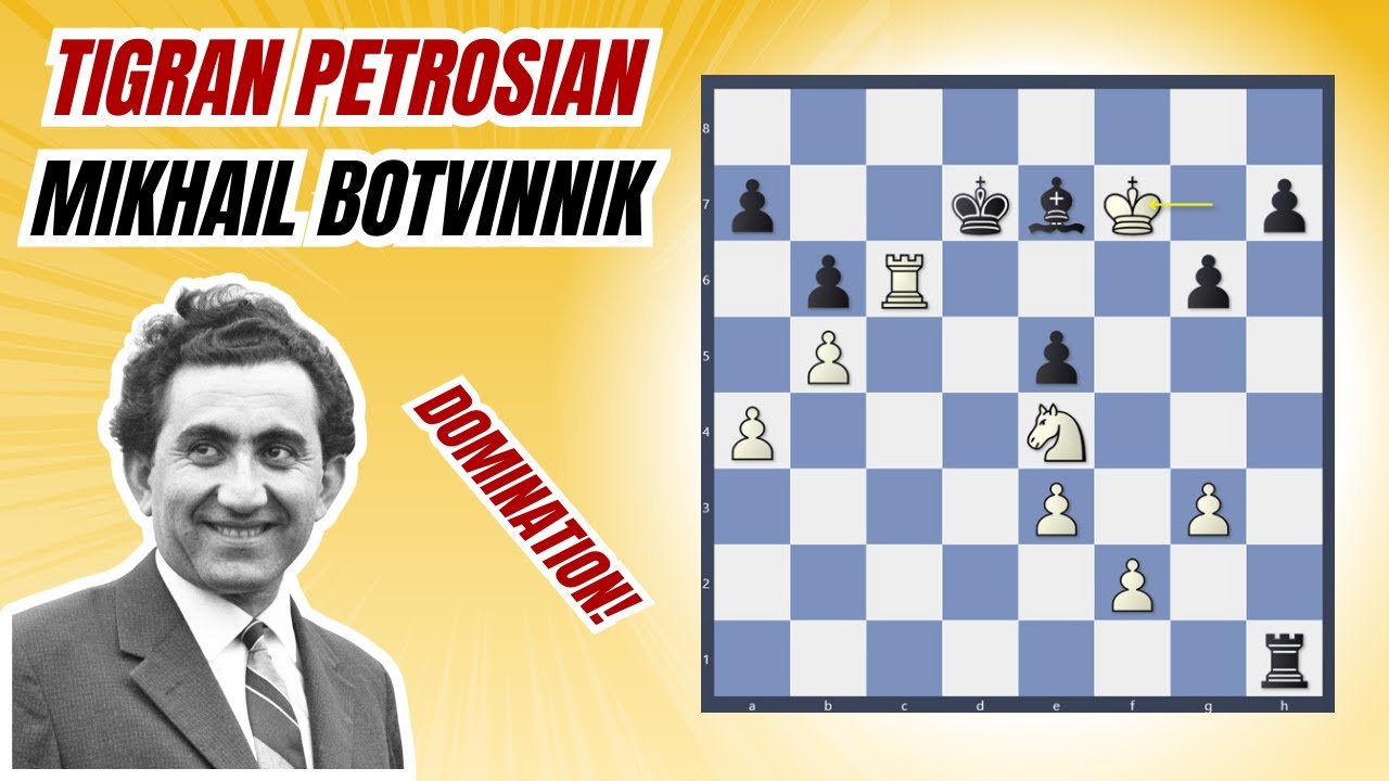 Domination! | Tigran Petrosian vs. Mikhail Botvinnik (World Championship, 1963)
