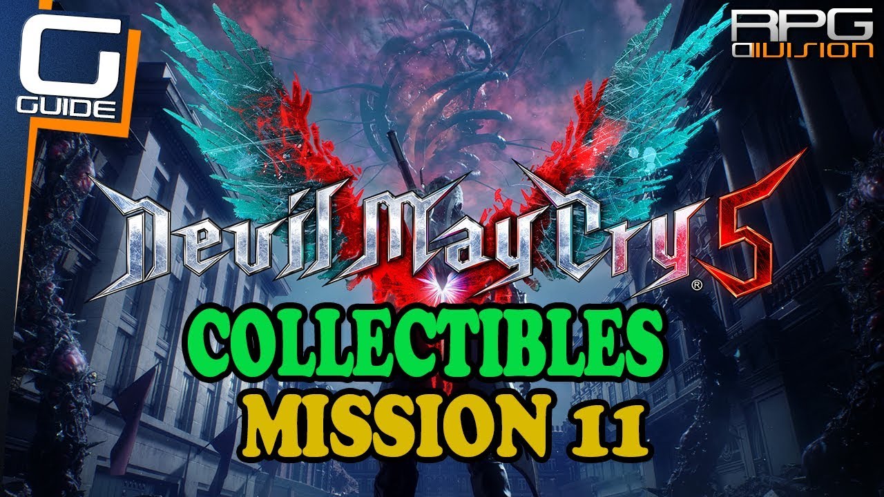 DMC 5 - Mission 11 Collectibles (Secret Mission, Blue & Purple Fragments)