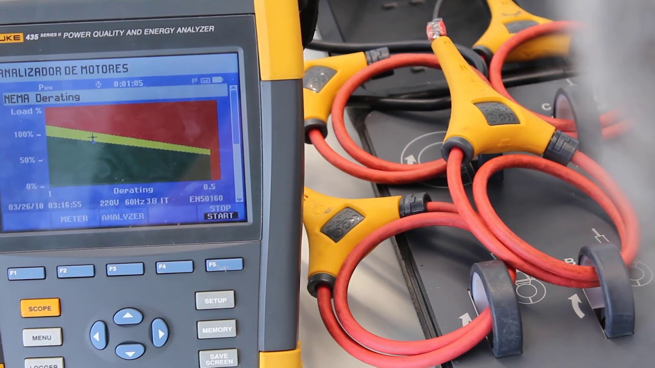 FLUKE 438-II ANALIZADOR DE MOTORES DEMOSTRACIÓN