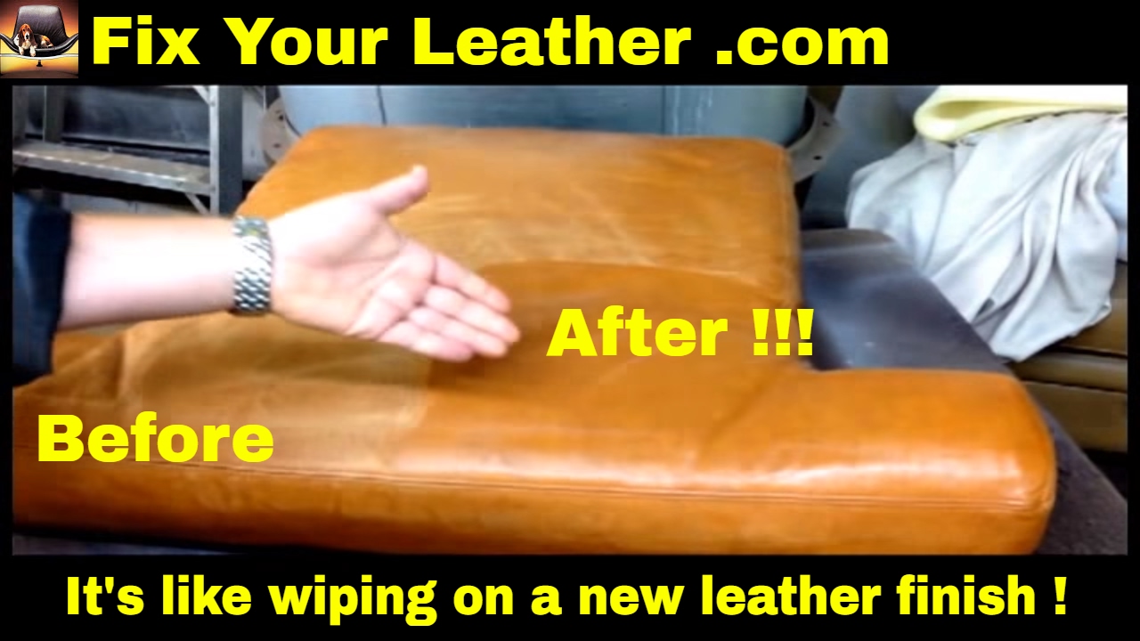 ANILINE LEATHER REPAIR Kit - Aniline Renew Dye - AMAZING unique product !
