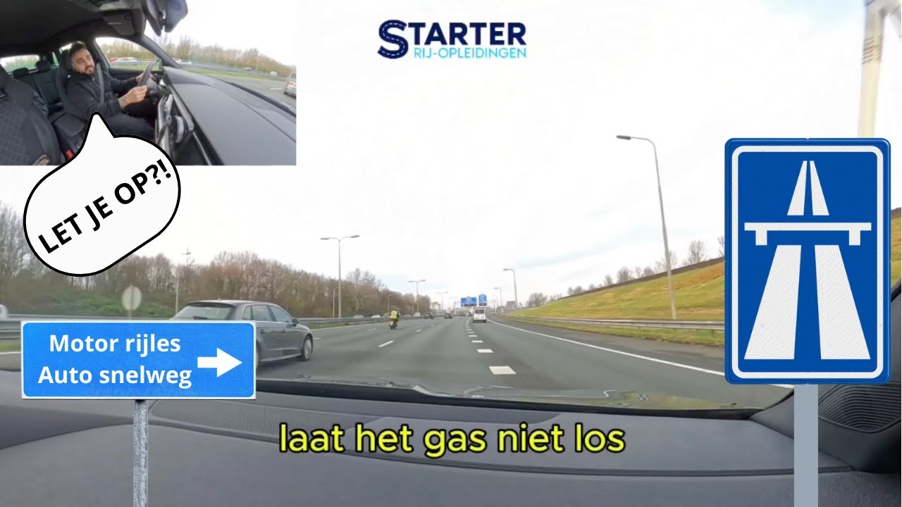 BINNENKORT MOTOR EXAMEN? Snelweg | Motor rijles | Dit moet je kennen als je je motor rijbewijs wilt!