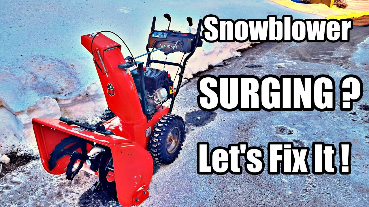 Ariens Snowblower SURGING? Let's Fix It!