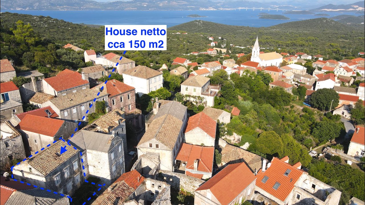 Janjina, Peljesac - stone house for sale OPUS NEKRETNINE