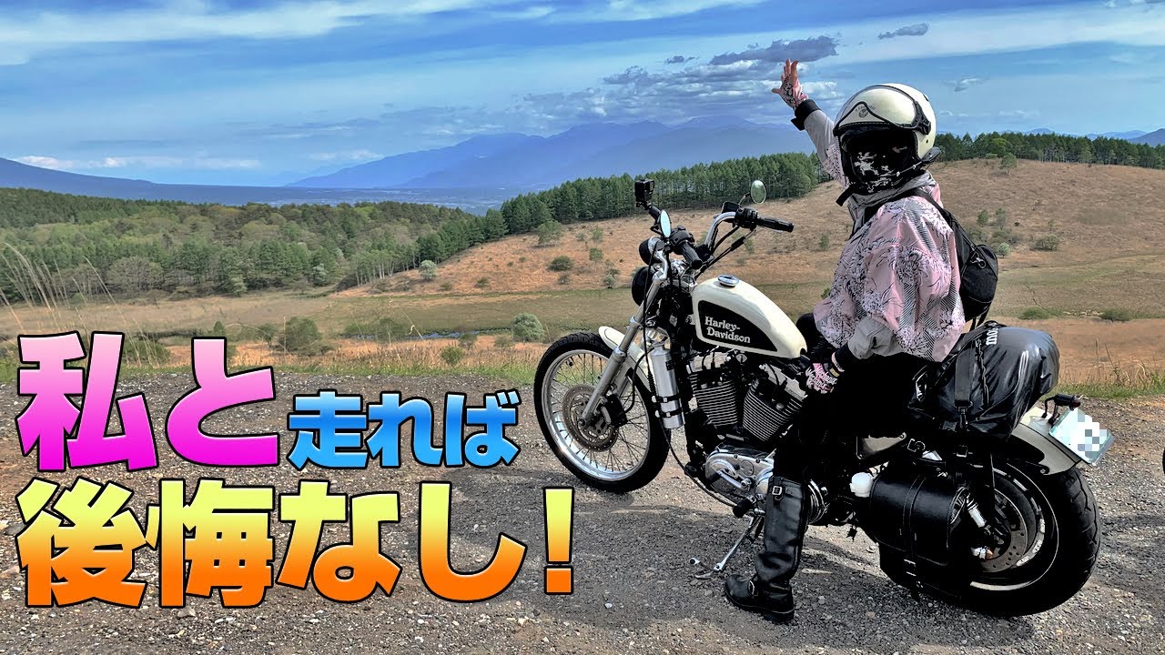 【絶景】先輩ハーレー女子イチオシのツーリングコースが最強すぎた！