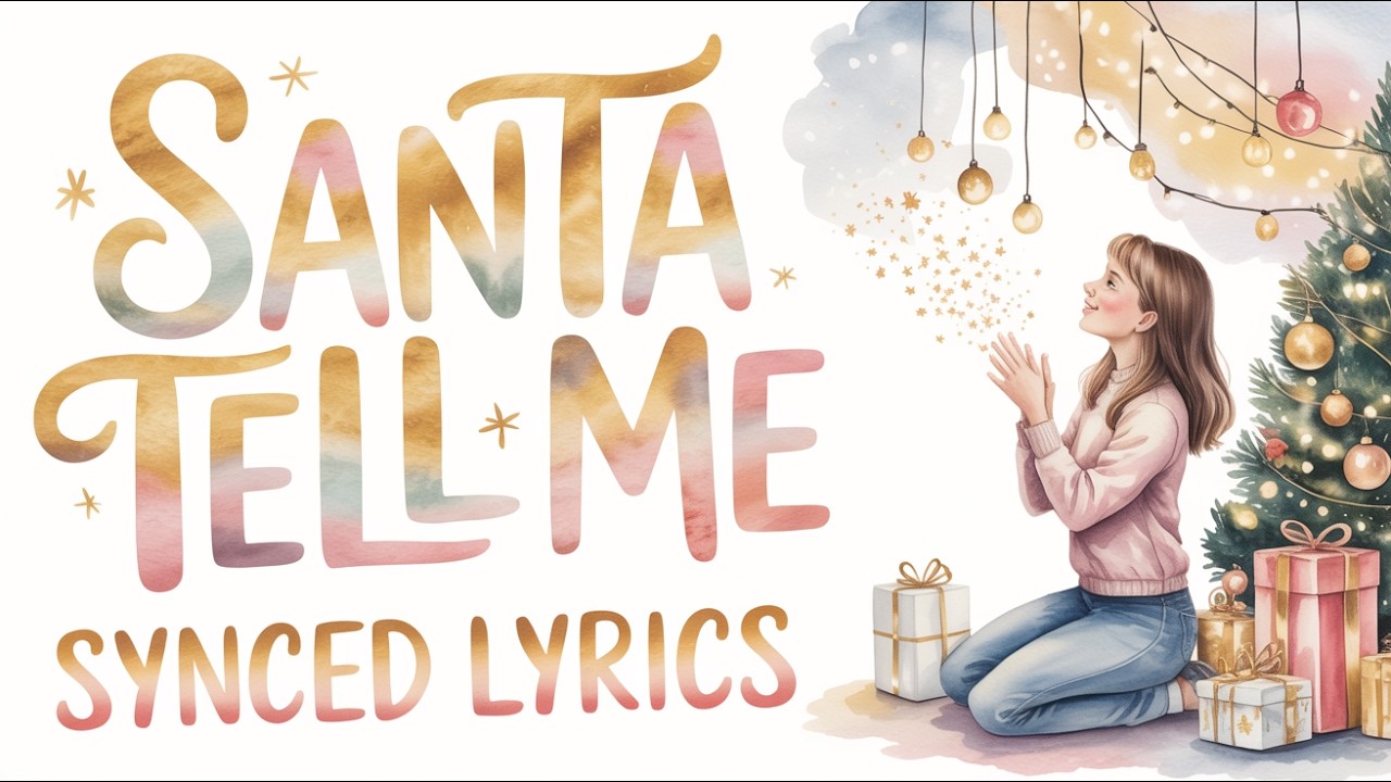 Ariana Grande - Santa Tell Me | Christmas Pop Song with Lyrics