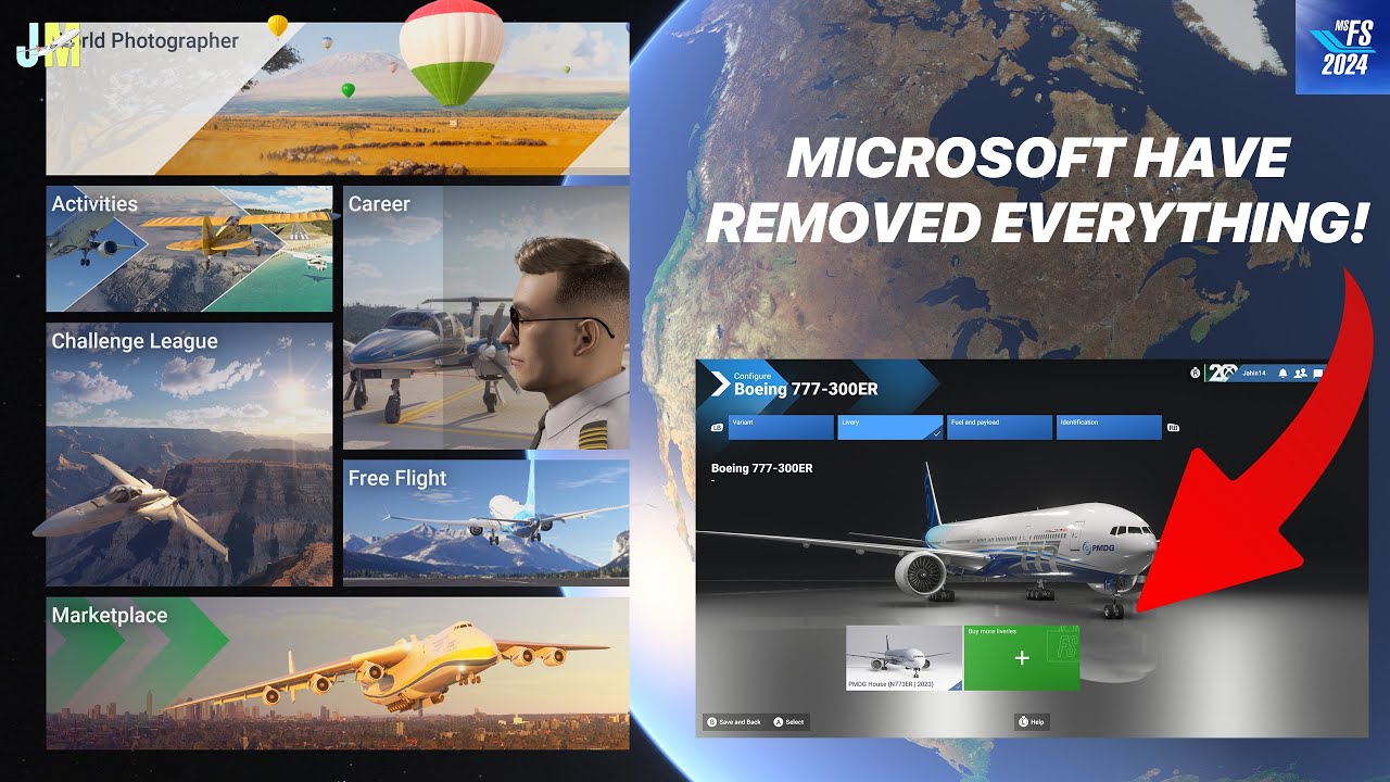 Microsoft REMOVE Flight Simulator 2024 LIVERIES & MORE!