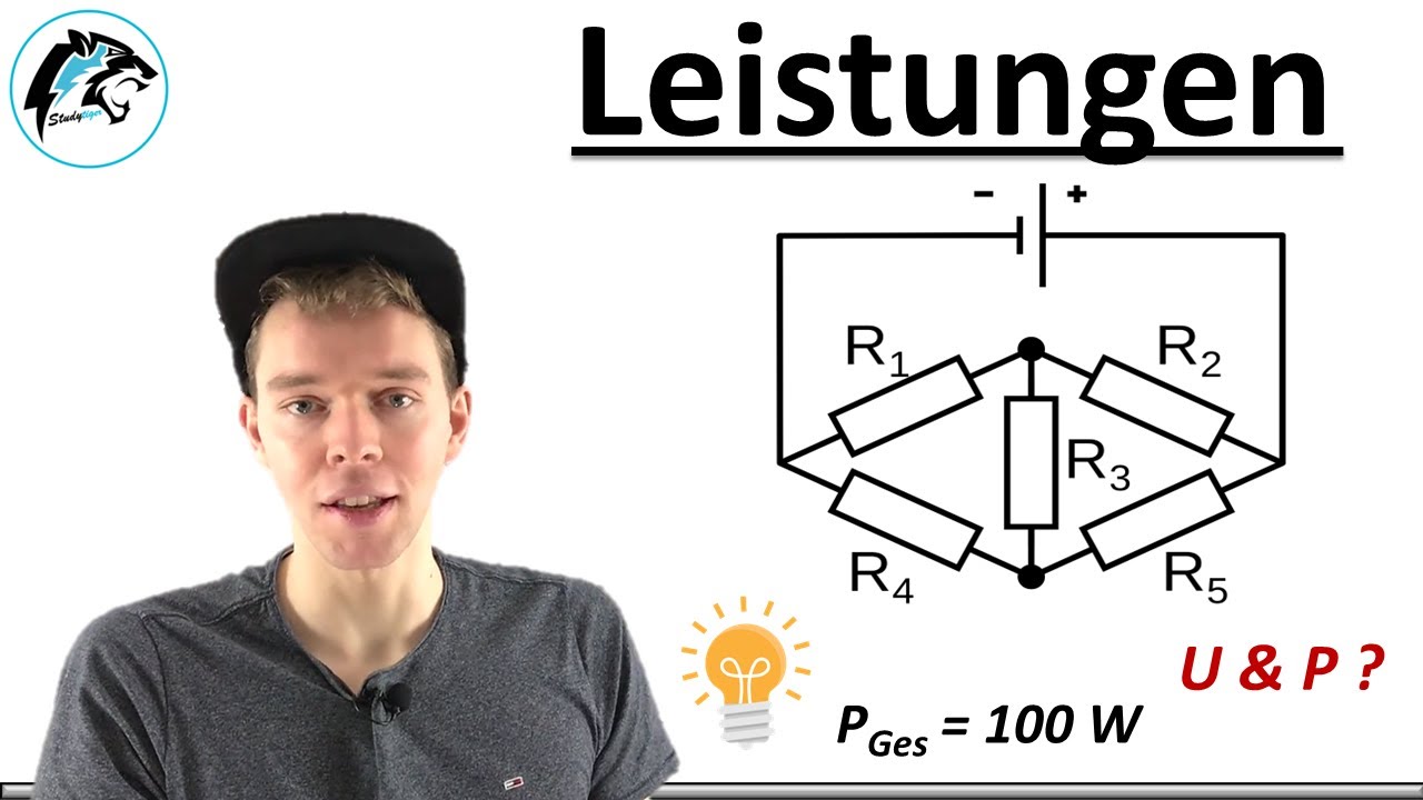 Gesamtleistung & Einzelleistungen einer Schaltung berechnen | (Elektrotechnik)