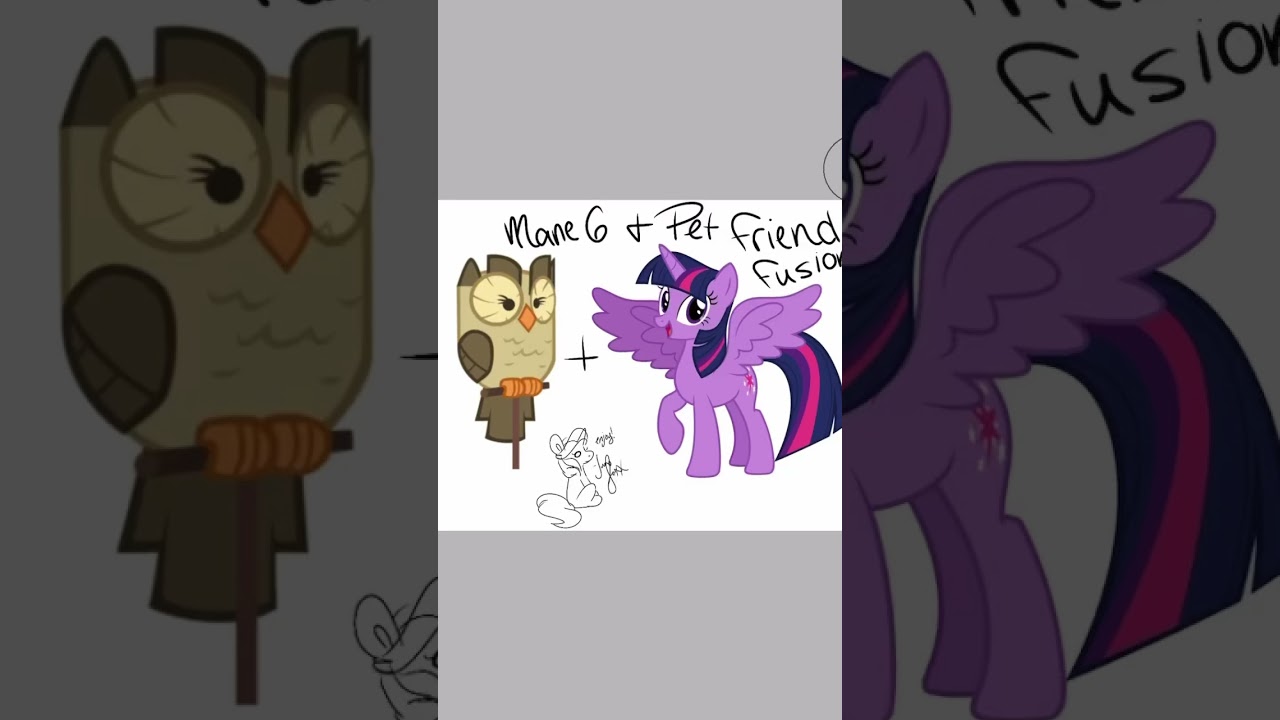 Mane 6 & Pet friend fusion! #mlp #mlpart #mlpoc #mlptwilight #mlptwilightsparkle #mlpfusion #mlpart