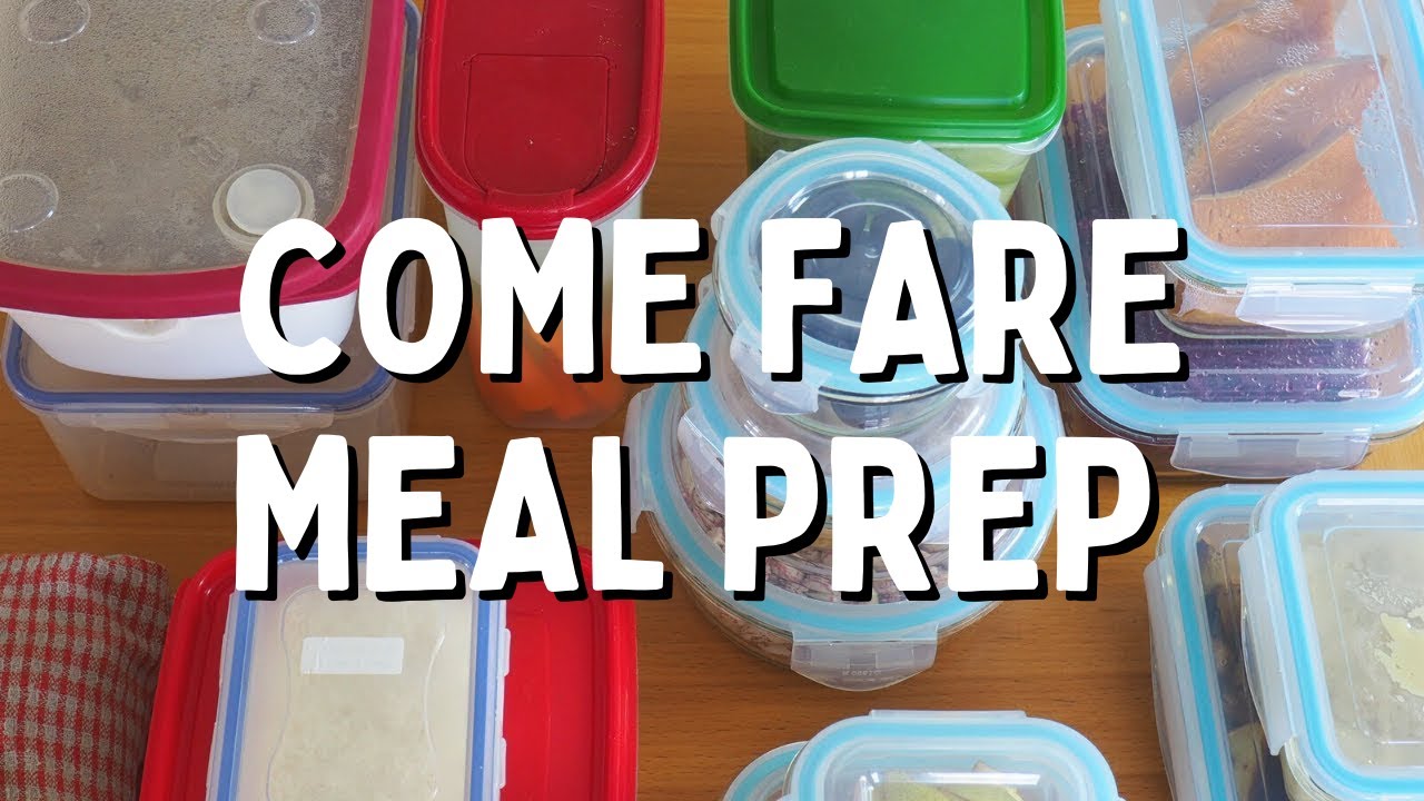 PIANIFICARE e ORGANIZZARE i pasti settimanali: come? Esempio pratico | Meal Prep