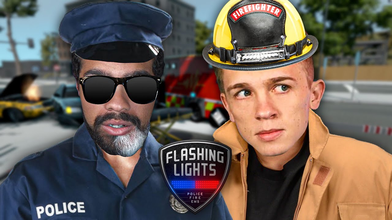 We got Hired as Emergency Personnel for a day AND IT WAS A CATASTOPHE 💀 | Flashing Lights