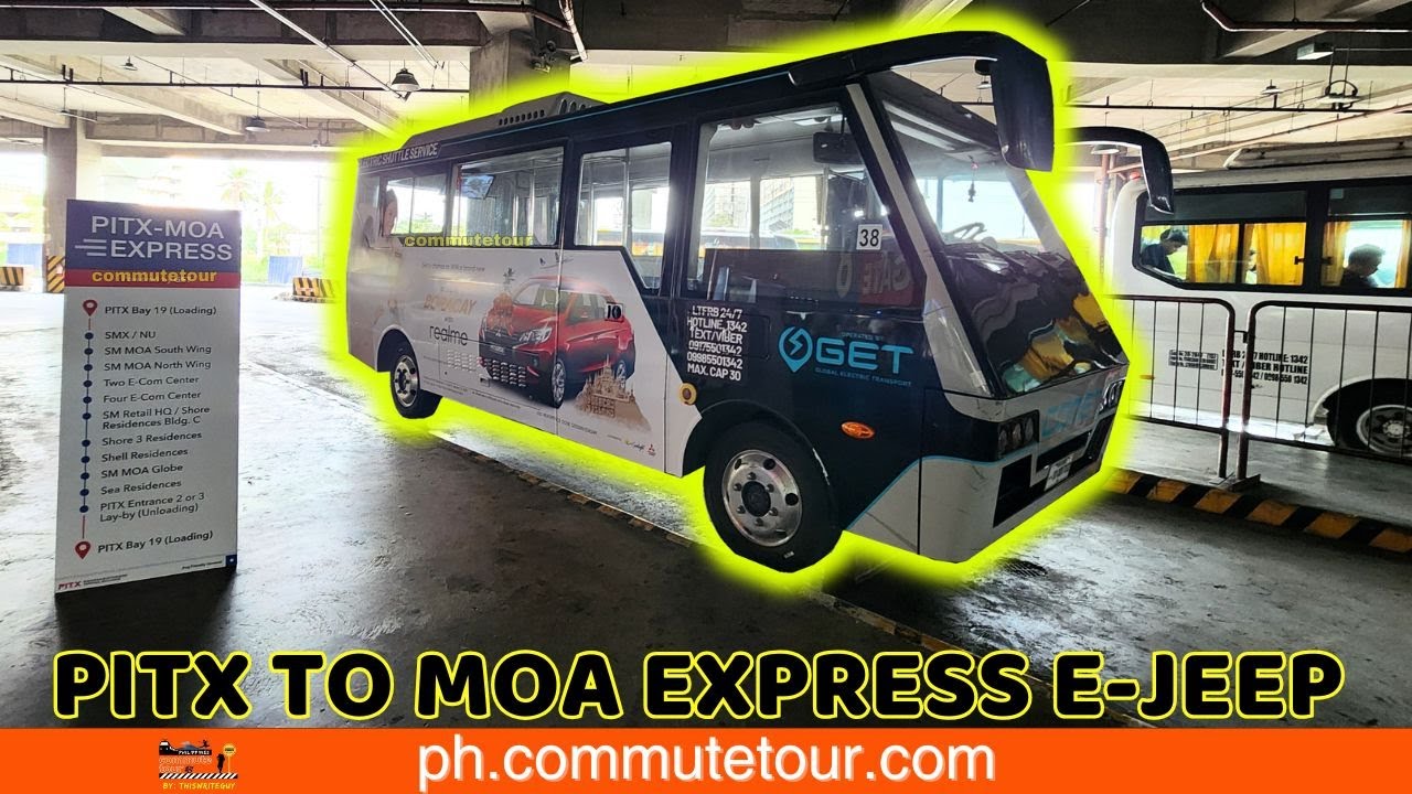 PITX to MOA Express Full Ride, Bus Stops