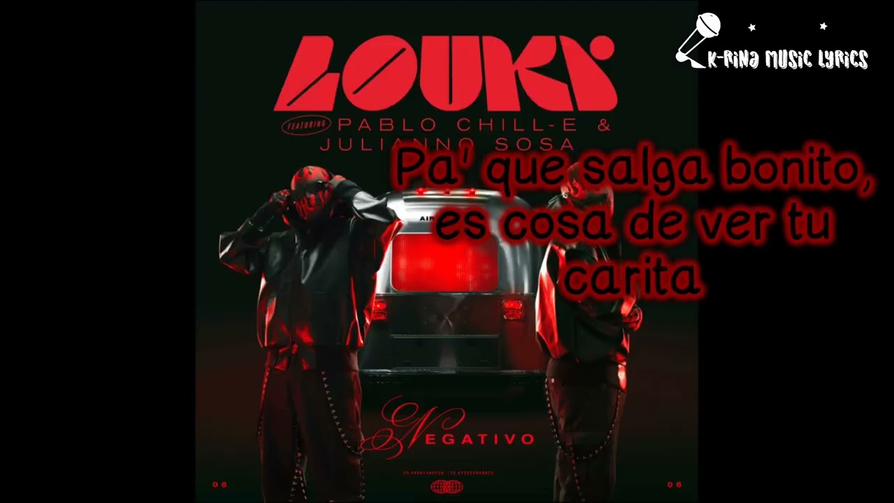 LOUKI, Pablo Chill-E, Julianno Sosa - Negativo (Letra)