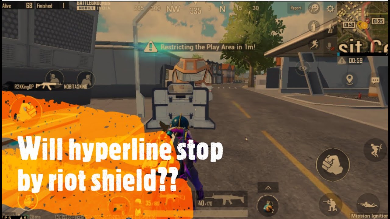 Will hyperline stop by riot shield?? DxD Gaming