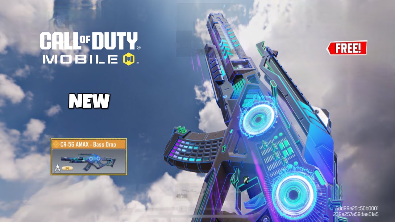 *NEW* FREE PERMANENT Legendary CR-56 AMAX - Bass Drop Gameplay in COD Mobile! | Milton37LiveCODM