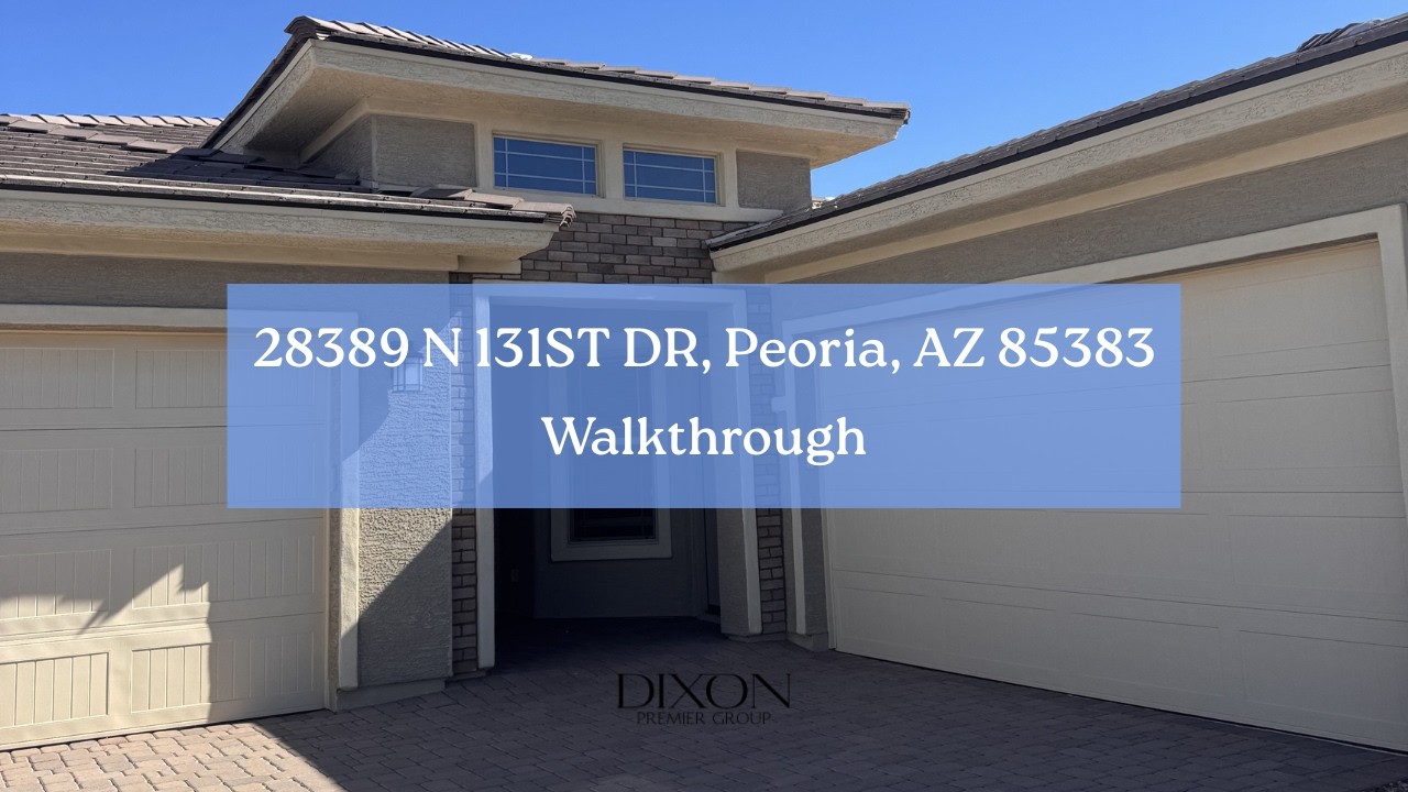 Property Walkthrough | 28389 N 131ST DR, Peoria, AZ 85383