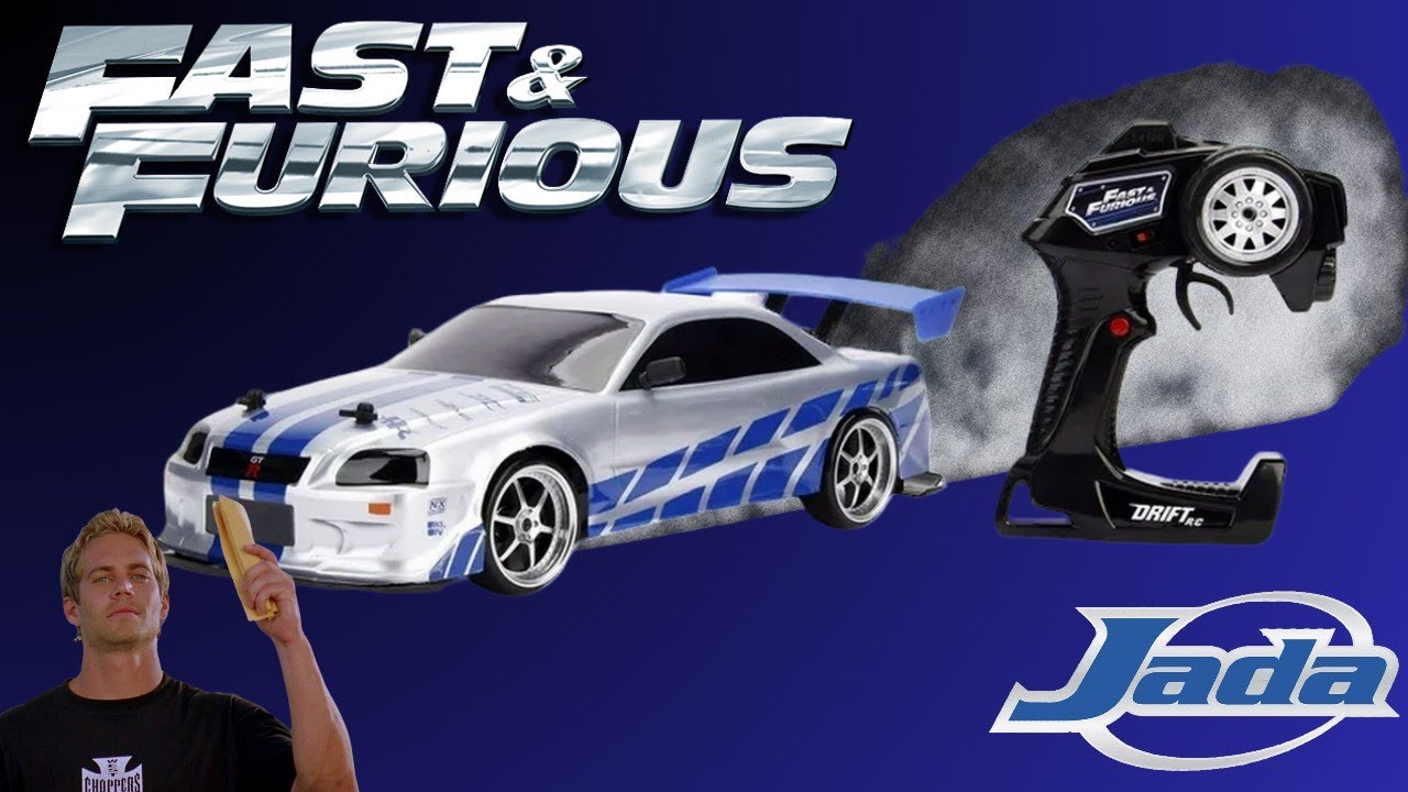 Двойной форсаж. Распаковка и обзор Nissan Skyline R34 Drift RC Брайана!