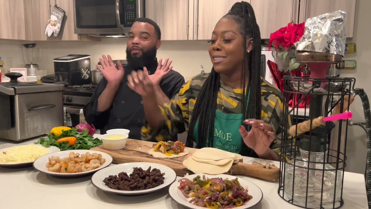 The Moe Show - How to make the best cheesesteak & shrimp empanadas | cooking with Chef Rob recipe
