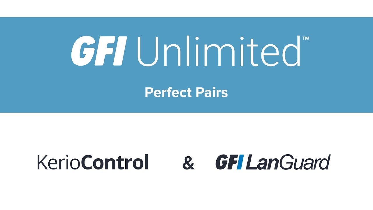 Perfect Pairs: Kerio Control & GFI LanGuard